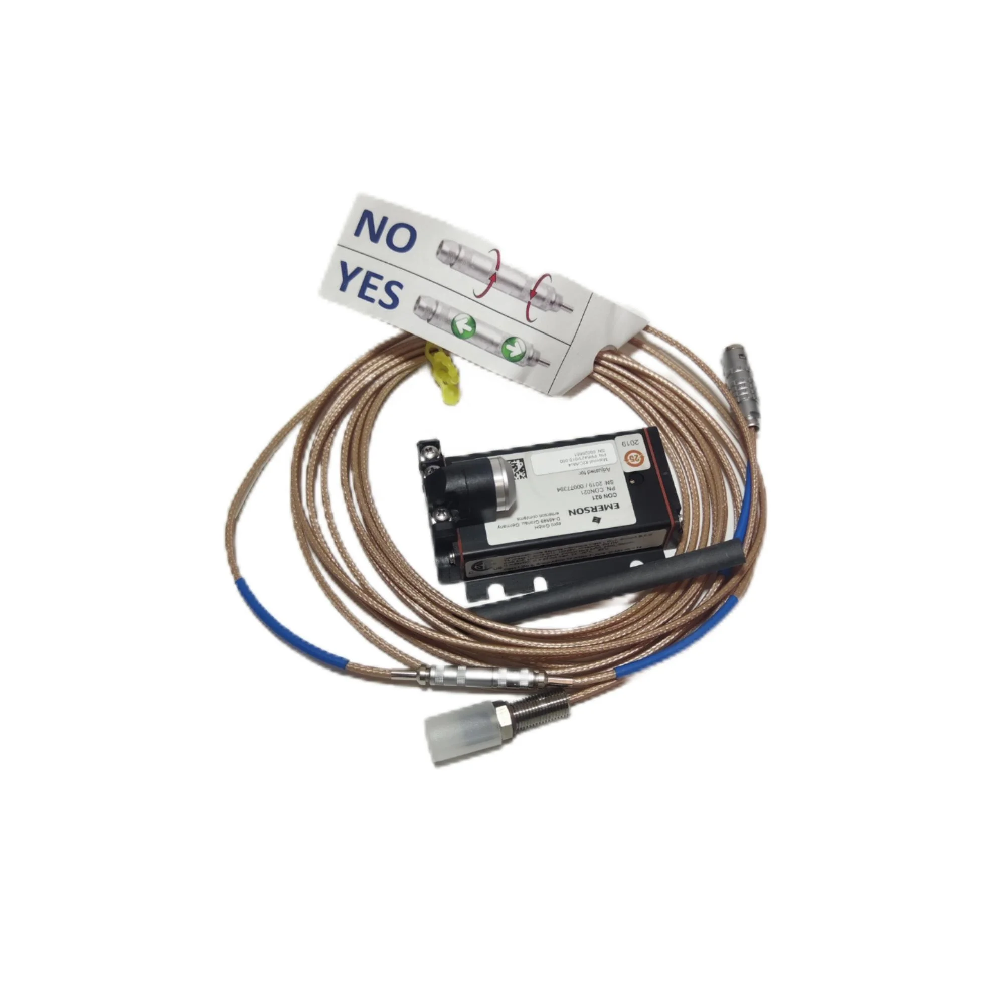 

Вибрационный зонд PR6423/10R-010 EMERSON EPRO + предварительный усилитель вибротока CON021