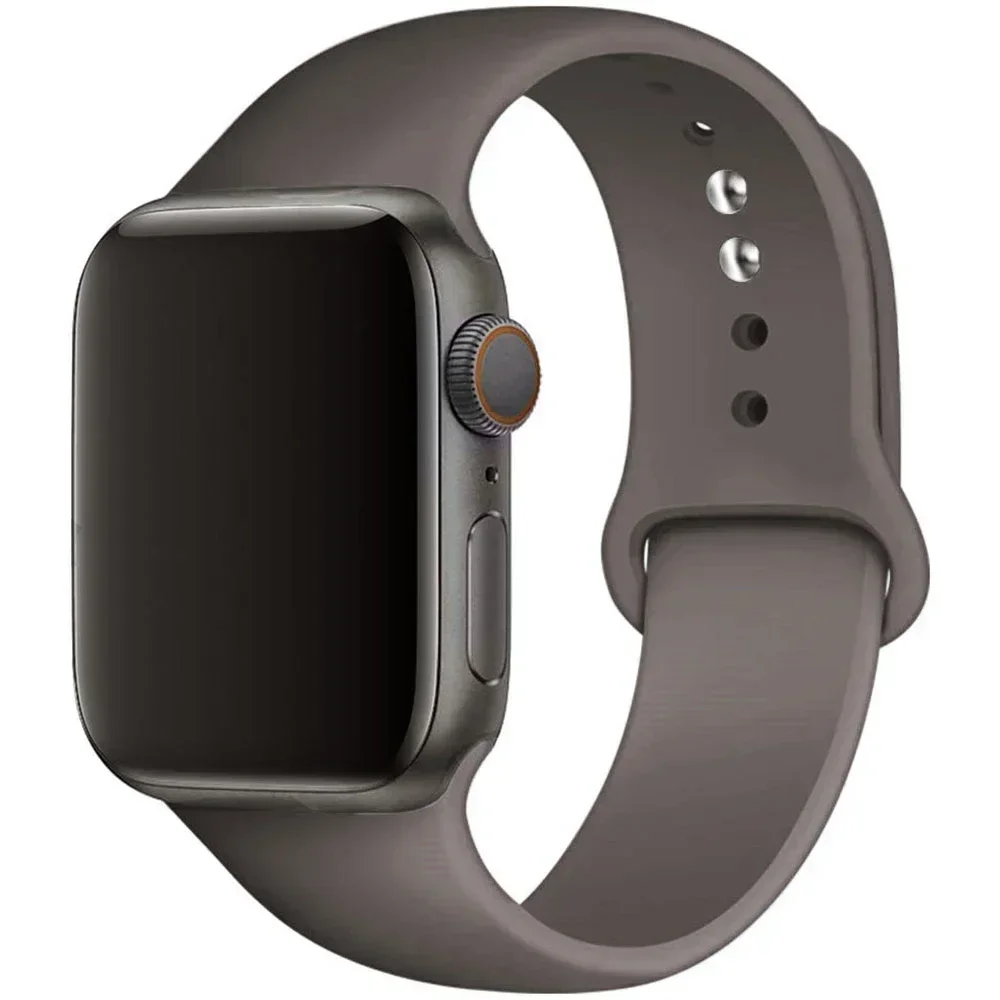 Sport Silicone Band for Apple Watch - Soft Rubber Bracelet Strap