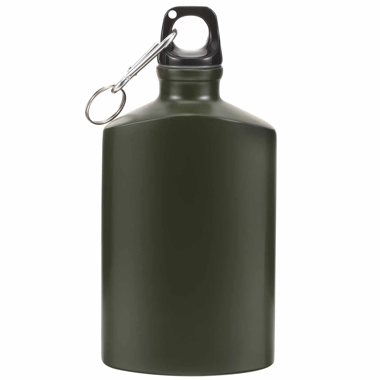 Aluminum Flat Kettle 500ml Travel Camping Hiking Outdoor Recreation Portable With Hook