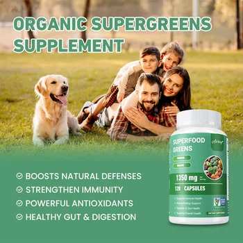 Superfood Greens - Boosts Energy, Immunity and Gut Health, Improves Digestion Supplement
