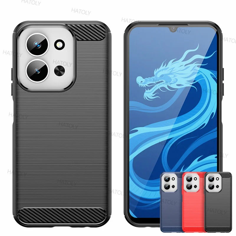 Shockproof Silicone Brushed TPU Protective Phone Case