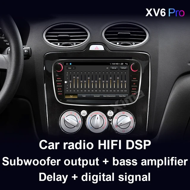 2 din Auto Radio RDS dvd Android 13 4G LTE Car multimedia Video Player For Ford Focus Mondeo C-MAX S-MAX Galaxy II Kuga - Image 3