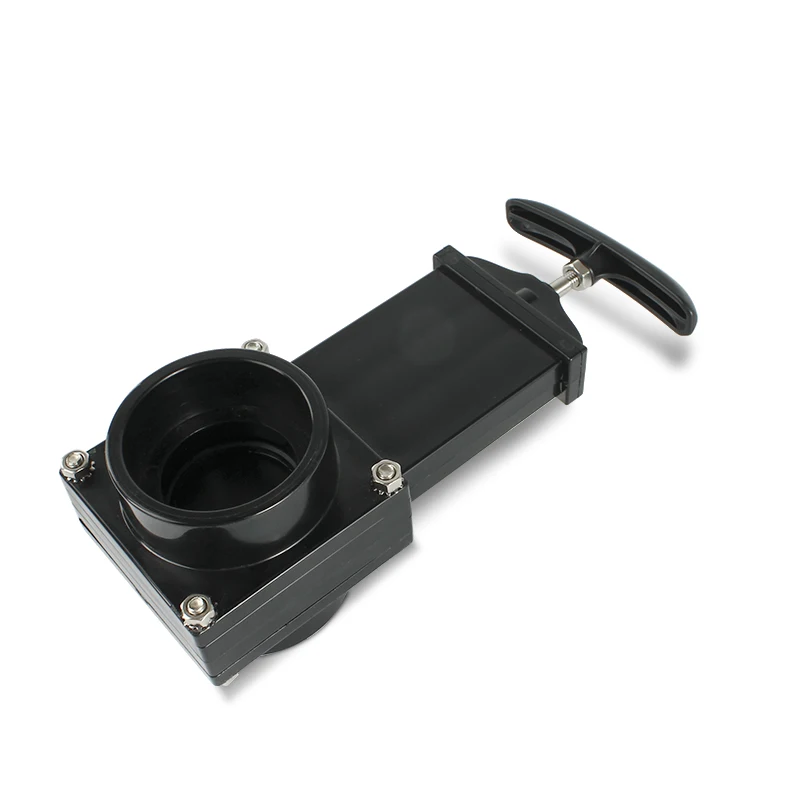 

RV Knife Water Gate Valve Durable Flow Van Sewer Hose Plastic 50mm Exterior Home Accessories Caravan Drain