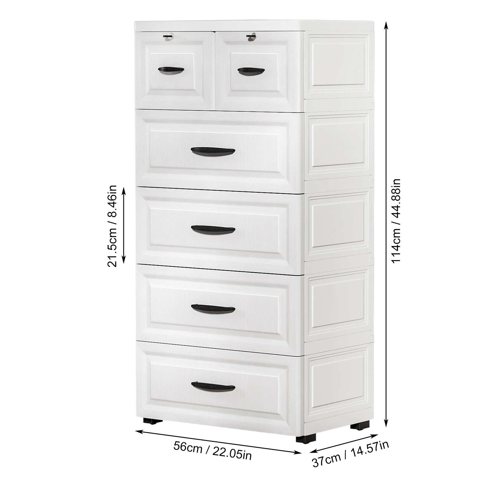5 Drawer Chest Dressers Storage Cabinet Wooden Dresser Mobile Cabinet Locker Living Room Organizer Small Drawer Home Office