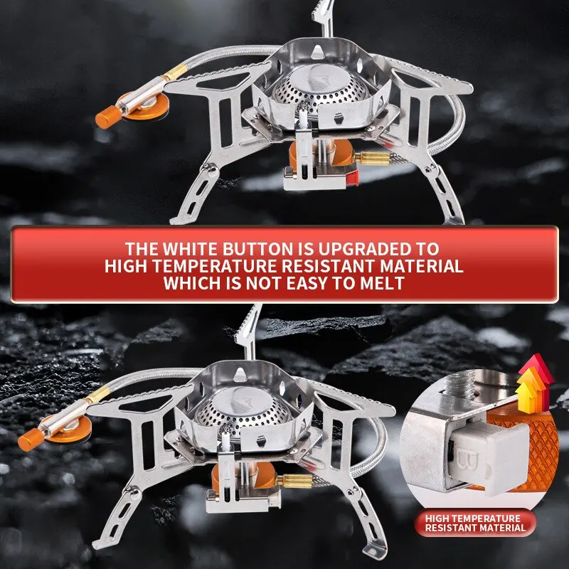 Camping Gas Stove Split Windbreak Picnic Card Stove Outdoor Portable Camping Gas Picnic Mountaineering