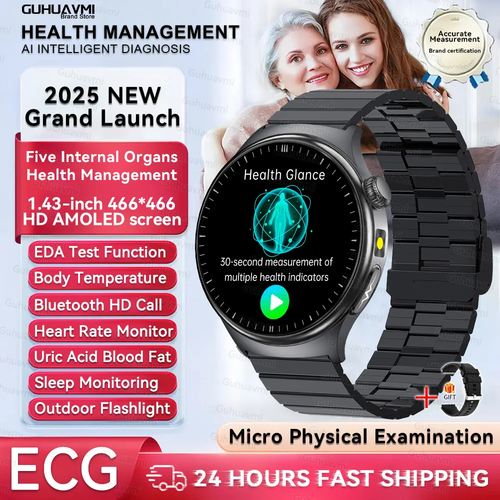 Nursing Grade Health Smartwatches For Men Women Precision Detection Heart thumbnail 4