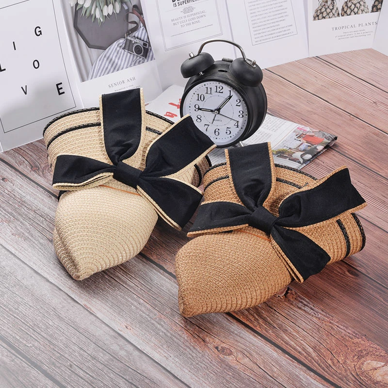 Summer Parent-Child Bucket Cap Sun Straw Hat Women's Flower Wreath Girls Outdoor Beach Travel Sunshade Straw Hat Women Cap beach hat women sun hat