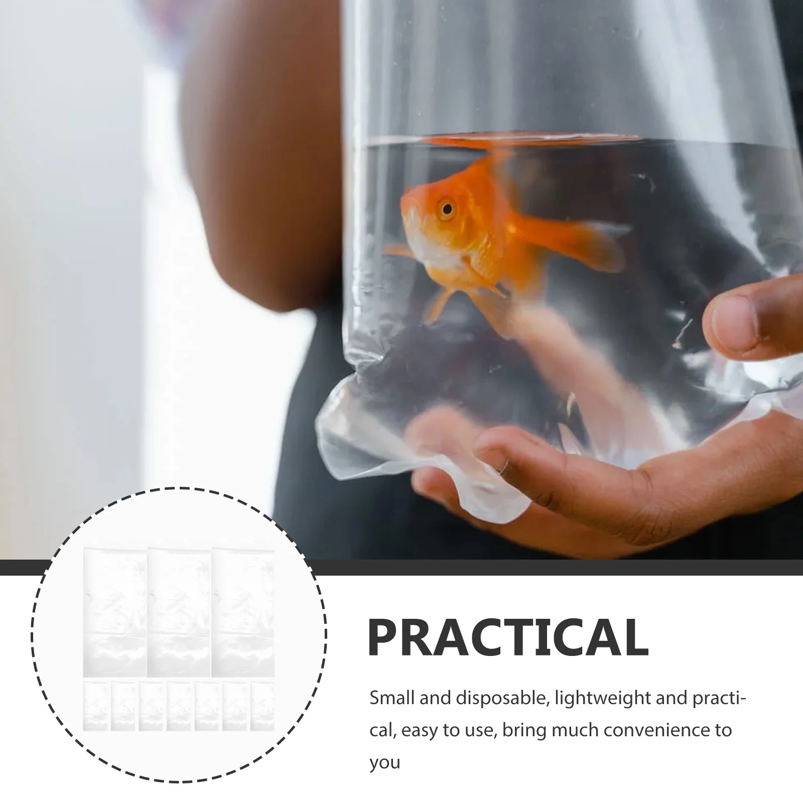 Live Fish Oxygen Packaging Bags Live Fish Bag Seafood Aquarium