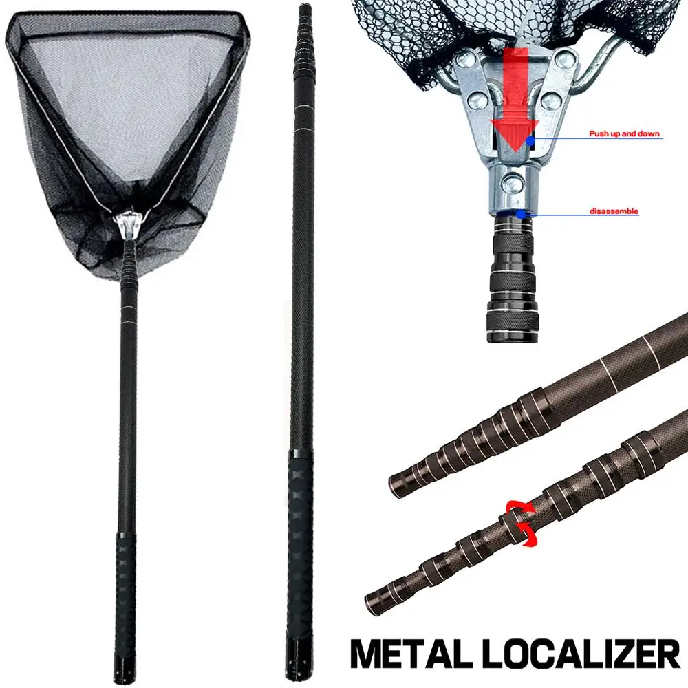 Fly Fishing Metal Landing Net Handle Fencl Fly Fishing Net King