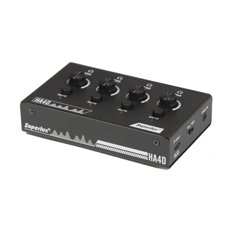 Superlux HA3D HA4D one in and 4 out portable headphone amplifier amp Headphone Amplifier