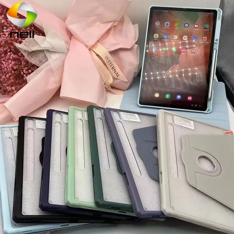 Per Samsung Galaxy Tab S7 S8 S9 11 Pollici Per Tab S9 Fe + S8 S7 Fe S7 Plus 5G X510 S9Fe 10.9 360 Custodia Rotante Con Portamatite