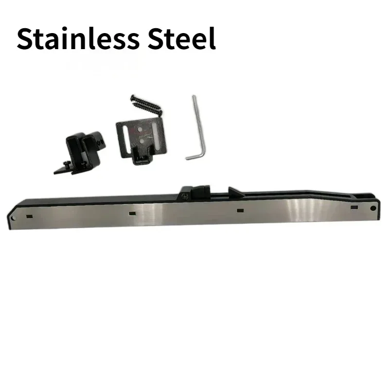 1pcs 도어 슬라이드 댐퍼 소프트 닫기 메커니즘 가이드 레일 헛간 목재 핫 세일에 대한 가구 용해 액세서리