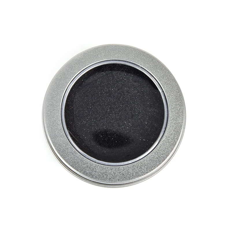 Watch Storage Box Watch Storage Bag Watch Storage Pouch Watch Display Stand Silver Round Metal Jewelry Watch Box Display Case Watch Box Holder 6.5*4cm