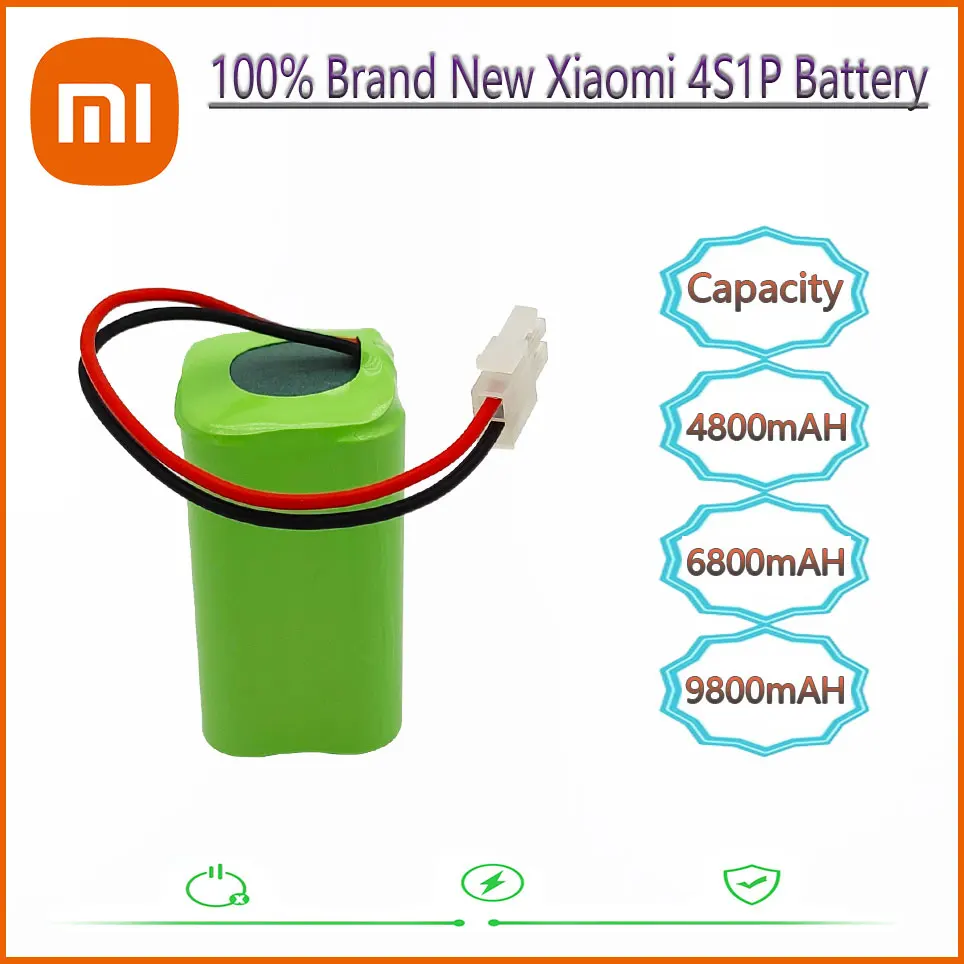 

14.8V 4800MAH 100% Brand New Xiaomi 4S1P Battery for iLife V50 V55 V3s Pro V5s Pro V8s X750 Robot Vacuum Cleaner Battery