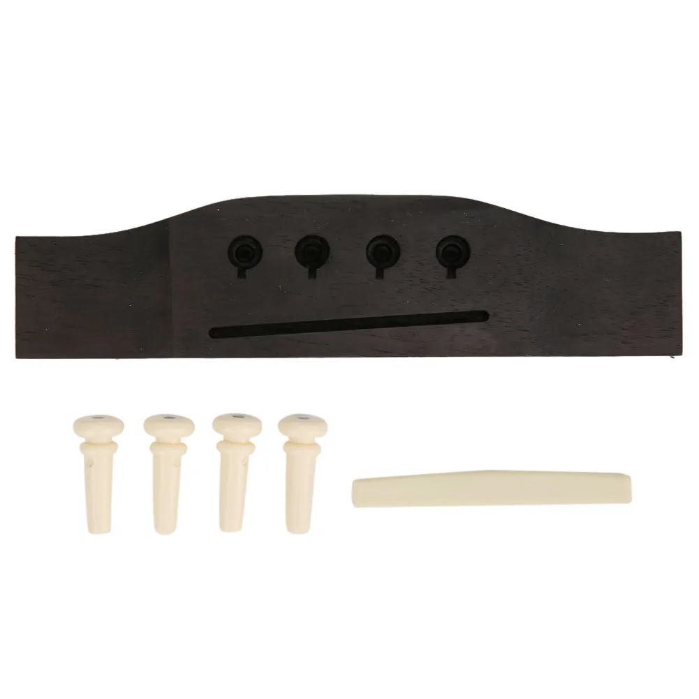 GO305 4-string Acoustic Bass Rosewood Bridge Saddle 4 Bridge Pins Folk Acoustic Basses Parts guitar tool