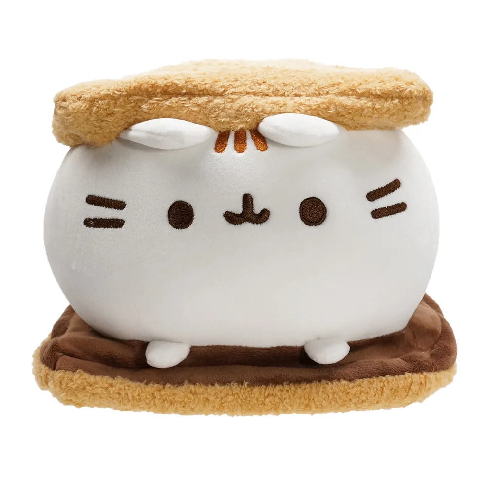 15cm Cute Cartoon Sandwich Cat Cake Soft throw Comfort Pillow plush toy nap Break Family Decorations for kids and Friends Gift