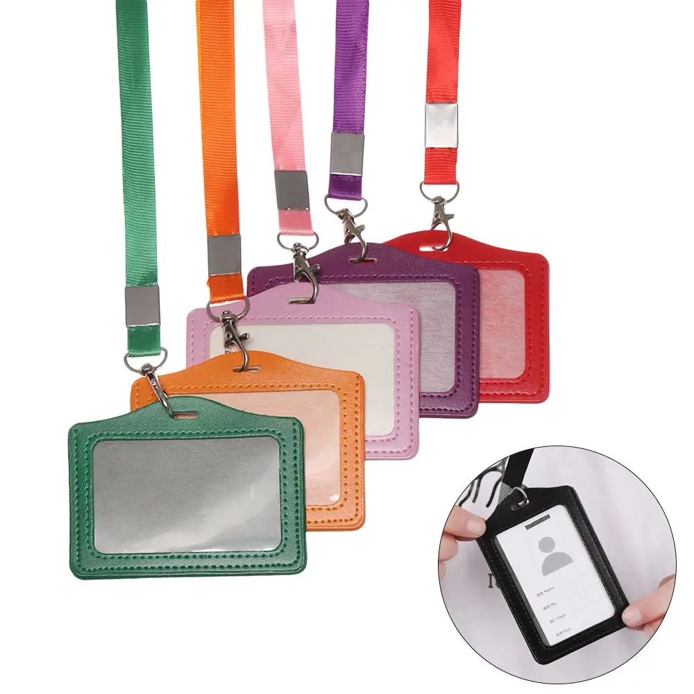 

New Badge Case Office Supplies Name Card Holders Protective Shell Bus ID Holders Card Sleeve