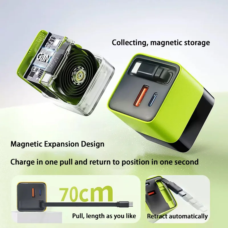 รูปสินค้า หัวชาร์จ GaN 65W ชาร์จเร็ว iPhone 16 Pro Max