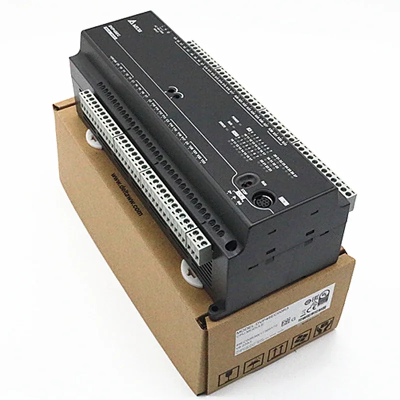 

Оригинальный контроллер Delta PLC DVP60EC00R3 DVP60EC00T3 PLC EC3 серии 100-240VAC 36DI 24DO релейный выход в коробке