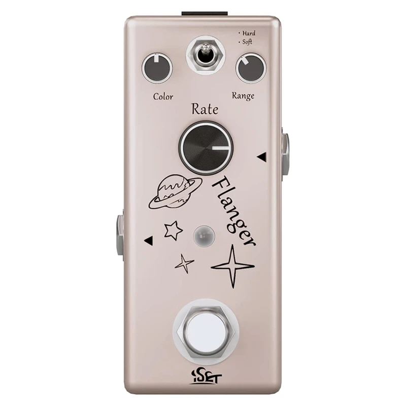 

ISET Analog Flanger Pedal For Electric Guitar Bass True Bypass