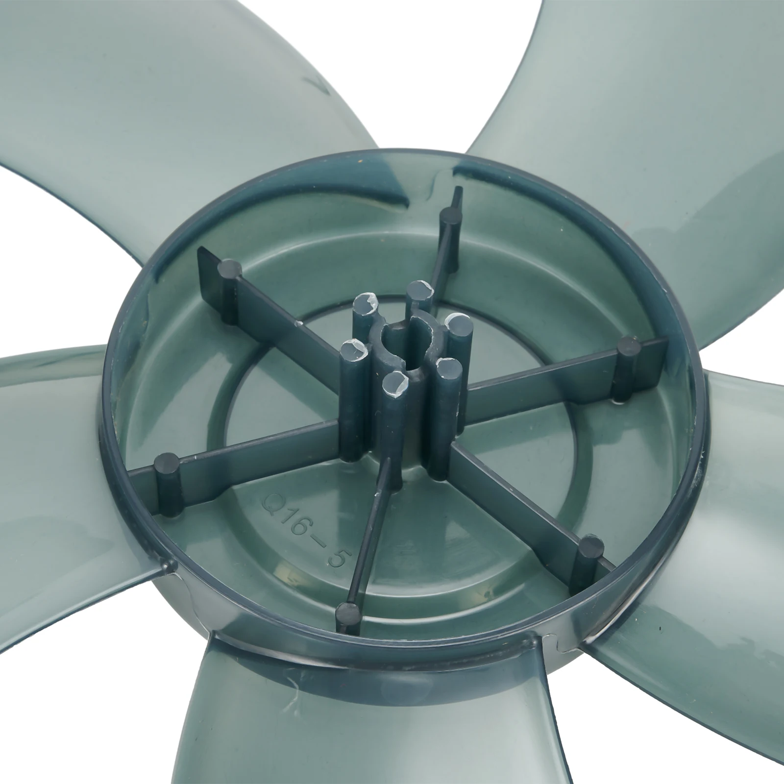 Fan Blade Accessories 16 Inch Household Plastic Fan Blade Five Leaves With Nut Cover For Pedestal Transparent Table Stand Fanner