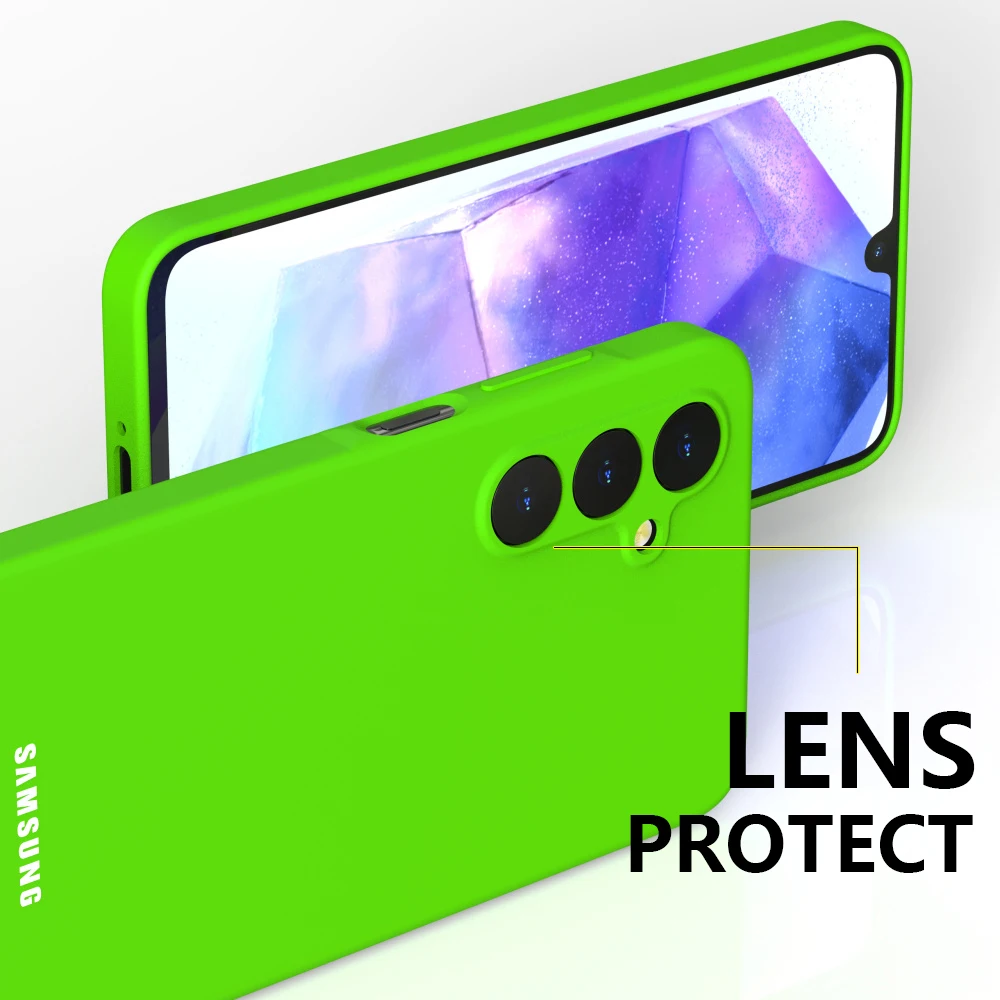 Liquid Silicone Soft TPU Phone Bumper Case - Enhanced Protection & Sleek Design