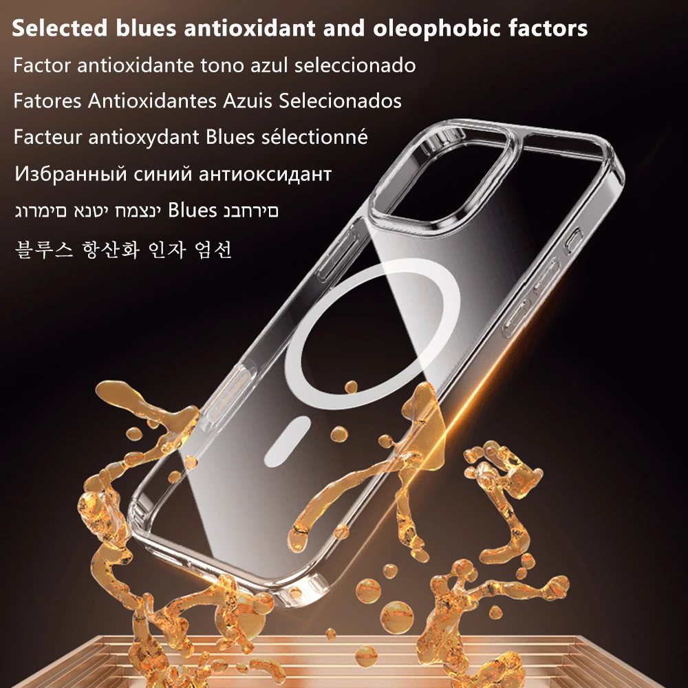 Magnetic Attraction Clear Protective Magsafe Case