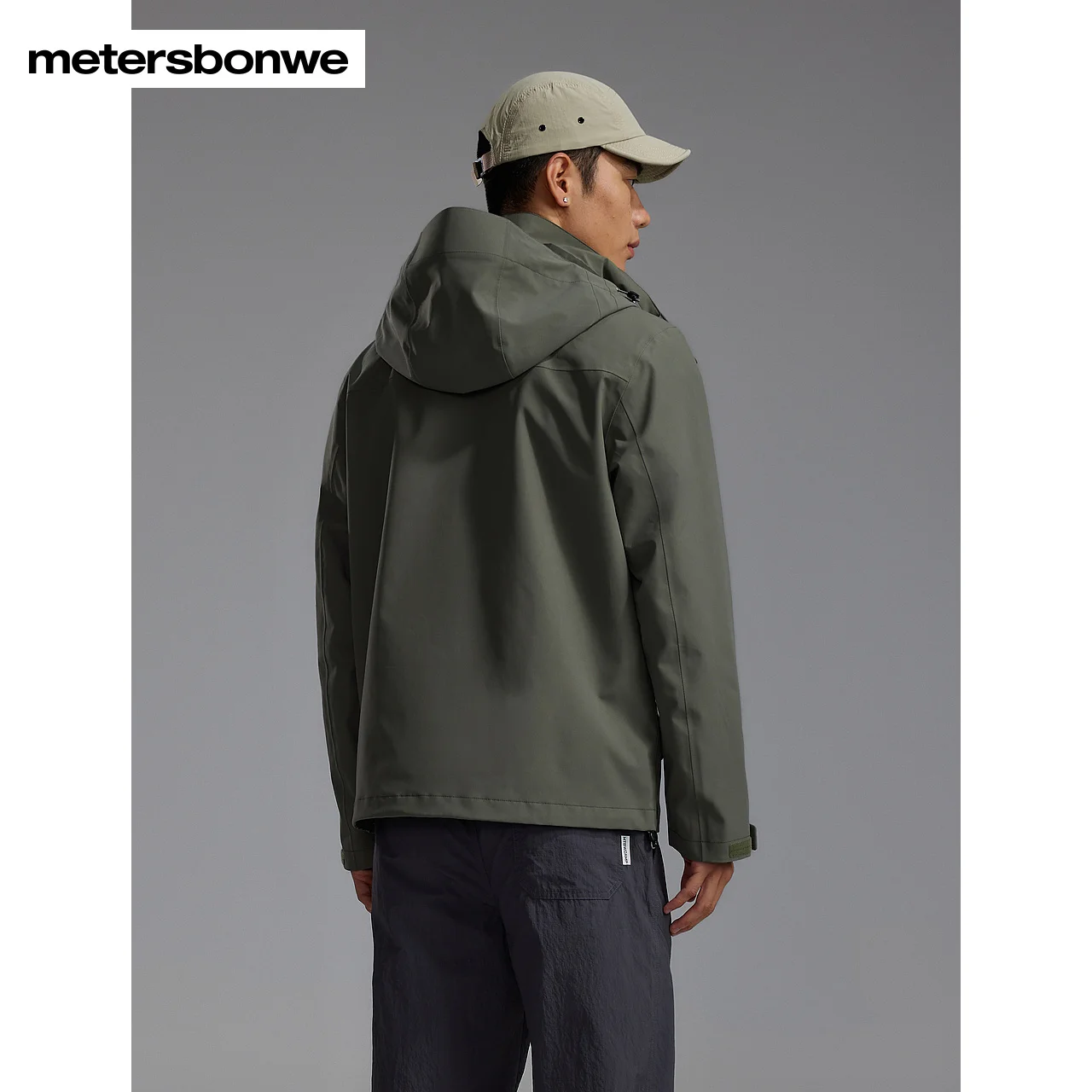Metersbonwe-Men's Waterproof New 3-in-1 Outdoor Jacket Puffer Windproof Oilproof Warm Three Ways to Wear Winter