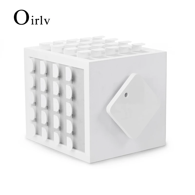 Oirlv 회전식 귀걸이 디스플레이 스탠드, 우드 귀걸이 스탠드, 디스플레이 랙, 벨벳 귀걸이 홀더, 우드 회전식 쥬얼리 디스플레이 스탠드