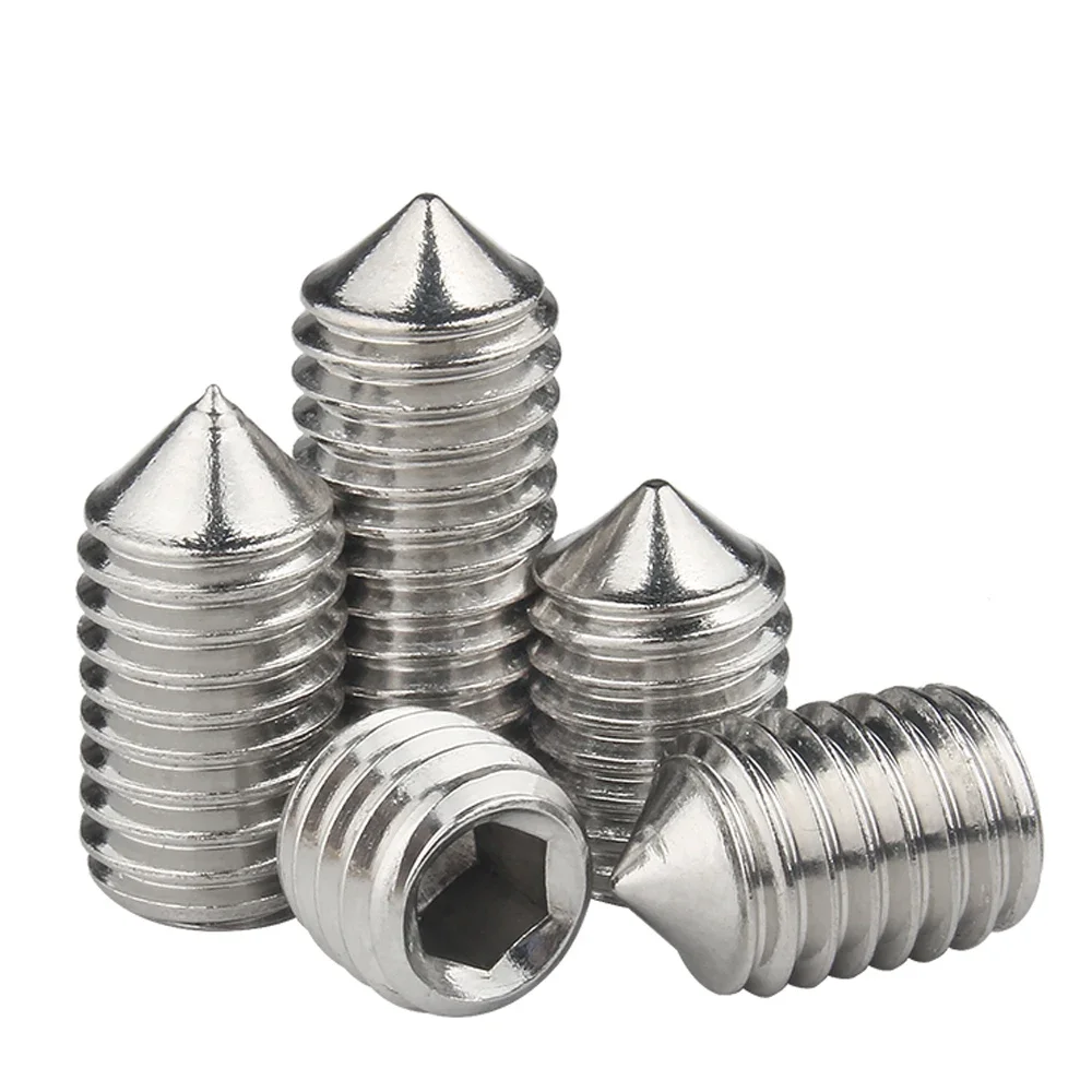 Hex Socket Set Screw Stainless Steel M2-M16 304 10pcs