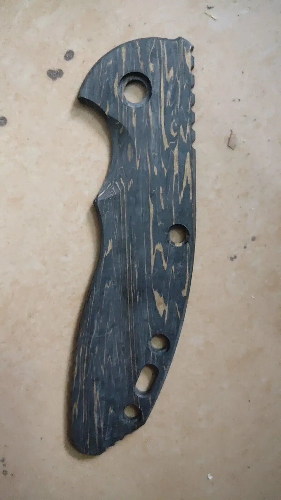 

1 шт., цветной патч из углеродного волокна для ножей Rick Hinderer XM18 3,5