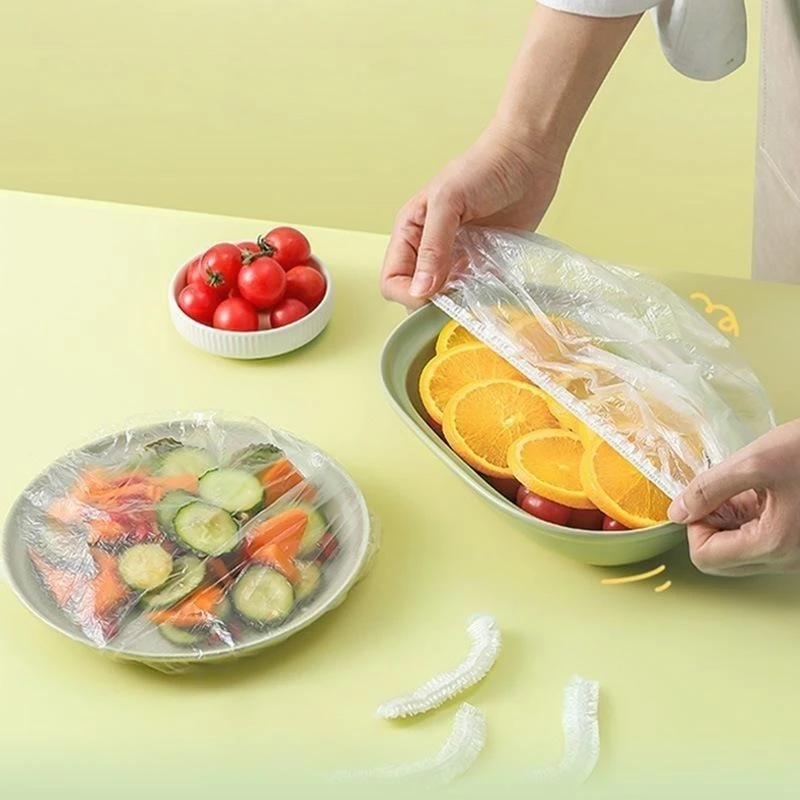 Fresh-keeping Lids Adjustable Elastic Plastic Caps Cover Food Storage Container Kitchen Fridge Organization Accessorie Houseware