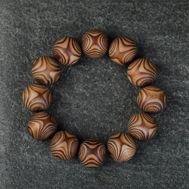 Authentic Huanghua Pear Older Material Made Prayer Beads Full Grimace Eye-to-Eye Highly Oily Bracelet Collection-Grade Bracelet