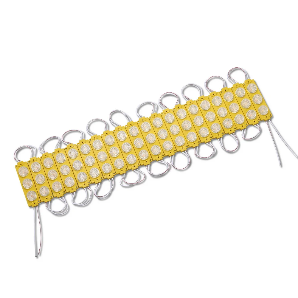 10개/묶음 렌즈 포함 COB LED 모듈 방수 LED 백라이트 간판 채널 문자용 DC12V 3W IP68
