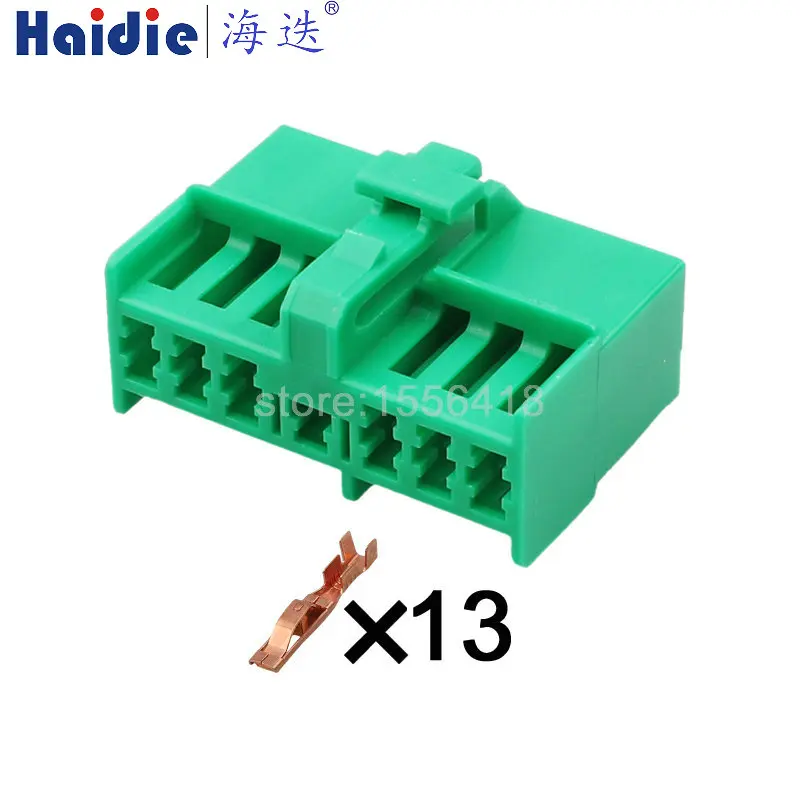 

1-50 sets 13pin auto wiring harness plug cable electric plug connector