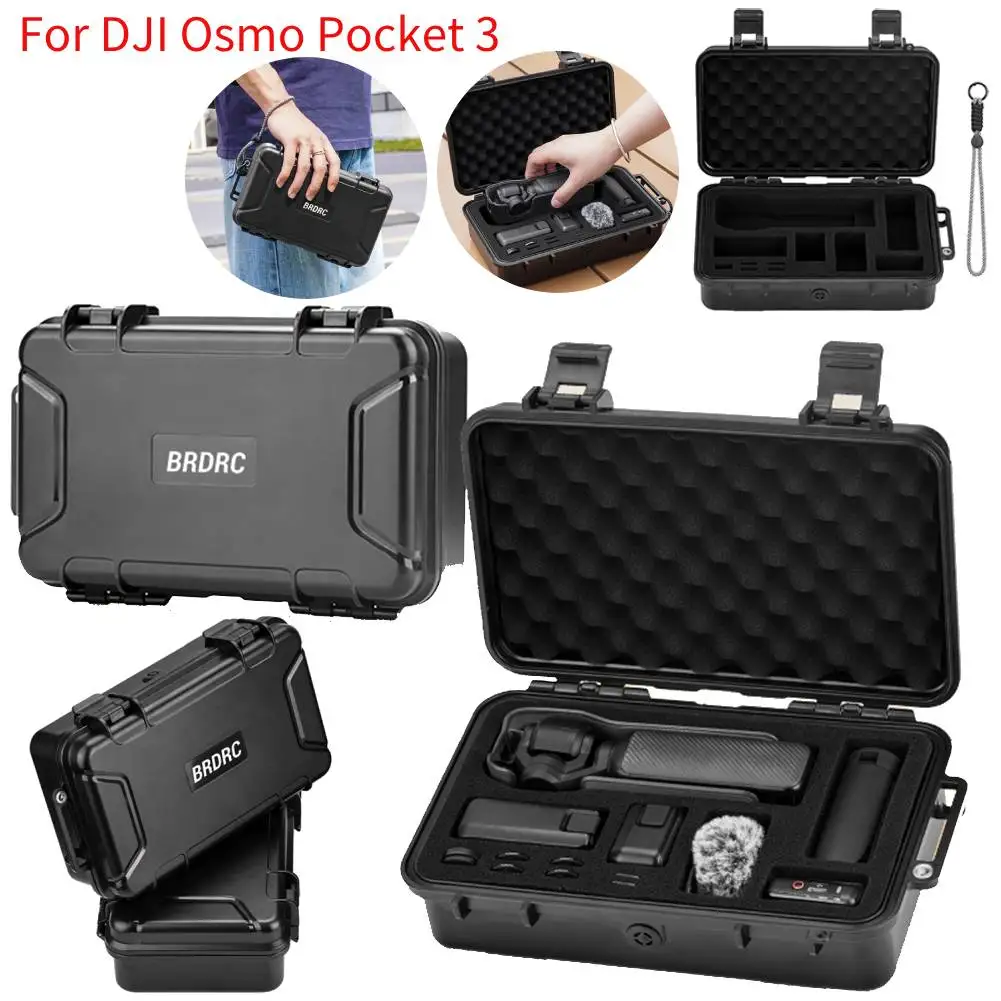 Hard Carrying Case For DJI Osmo Pocket 3 Storage Box Explosion Proof Protective Case Portable Waterproof Box Shell for Pocket 3
