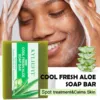Aloe Brightening Soap Bar, Reduce Dark Spots, Sun Spots, Acne, Oil Control, Clean Stains, Exfoliation, For Face and Body 4
