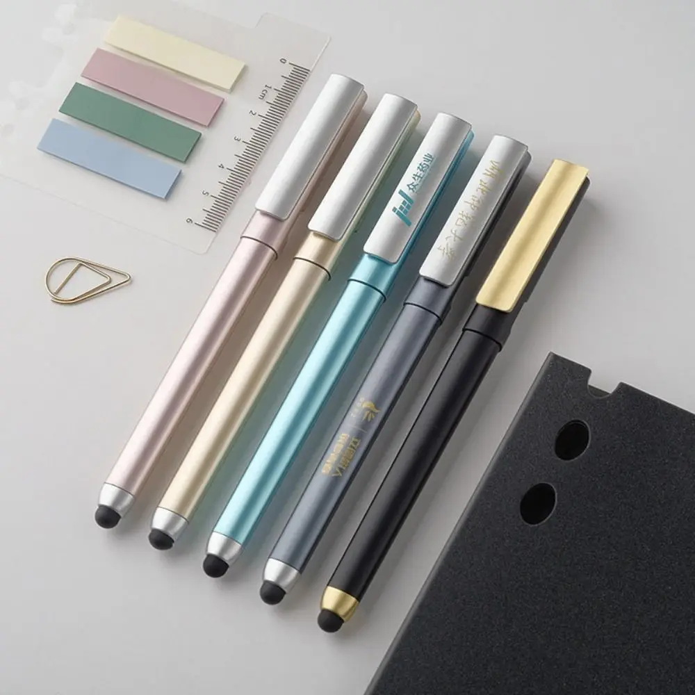 

Advertising Gel Pens 5 Colors MetalFrosted Gel Pens Color Sticks Touch Pens