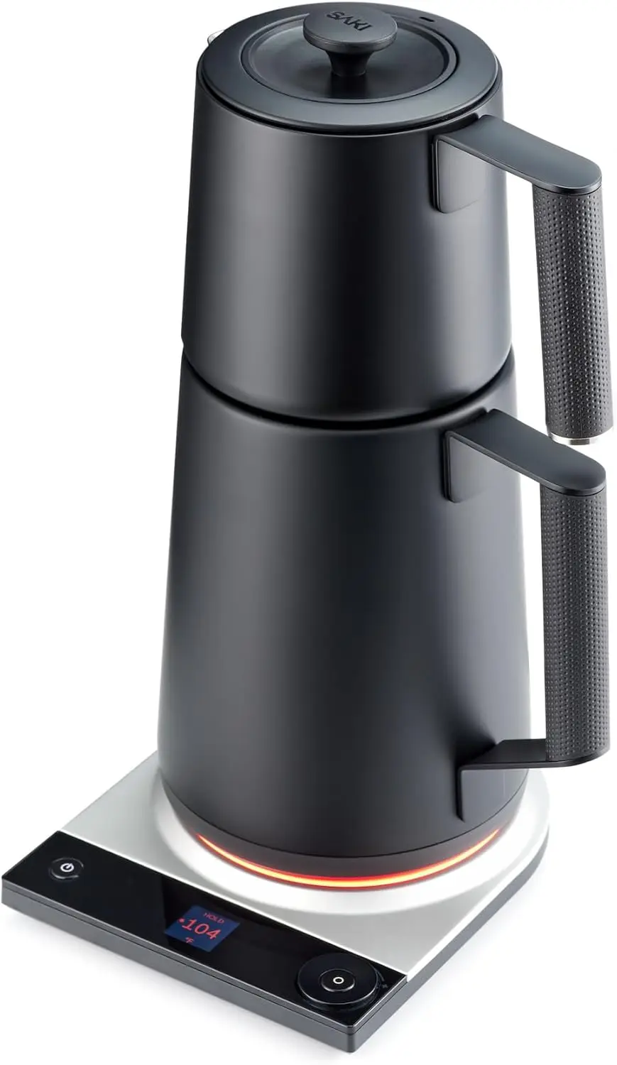 NEW-Tea Maker Machine Pro, Electric Double-Pot Teapot 1.75L 120V, 120 Min Keep-Warm, Stainless Steel BPA-Free, Auto Shut-Off