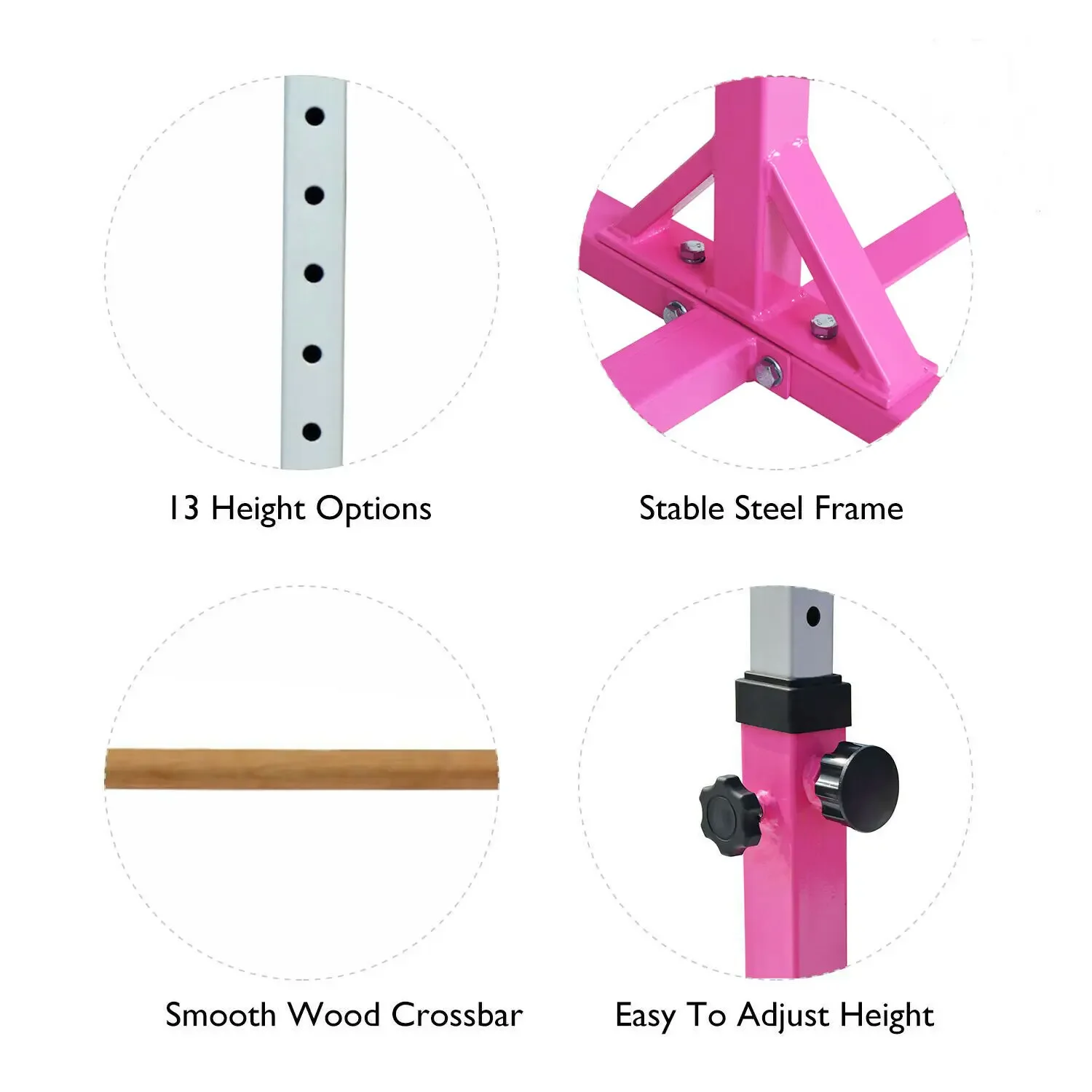 120cm Adjustable for Kids Exercise Gymnastic Bar Horizontal Sports Gym Training Indoor Gymnastics Horizontal Bar
