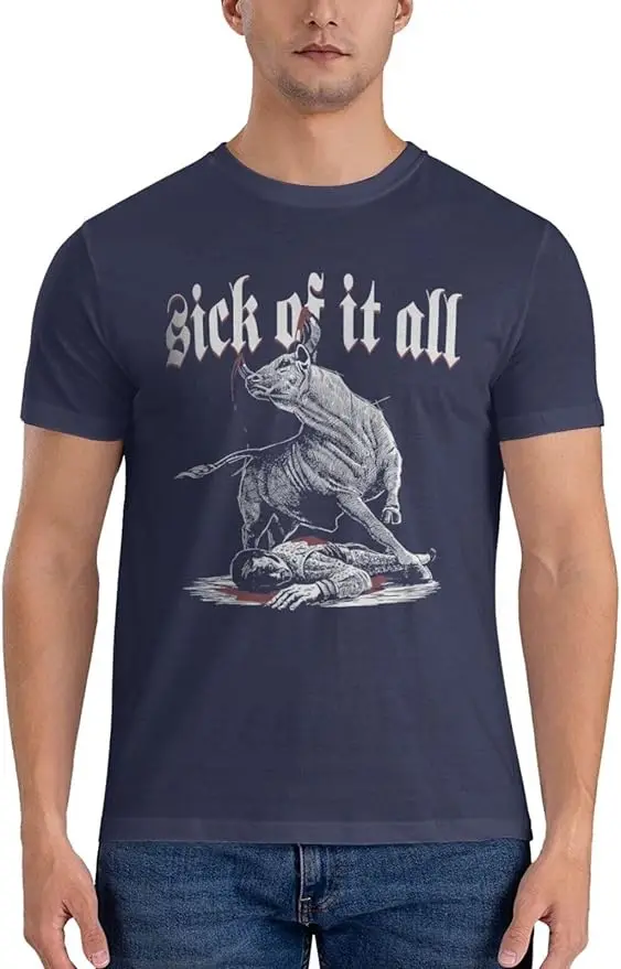 

Men's Short Sleeve Cool Casual T-Shirt Classic Crew Neck Top