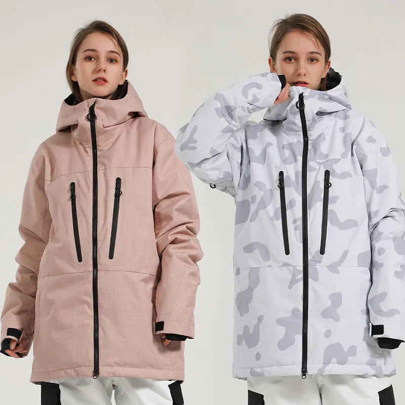 

Зимняя Новинка, женские лыжные куртки, уличные спортивные горные сноубордические куртки, мужские лыжные костюмы, ветрозащитная водонепроницаемая одежда, пальто