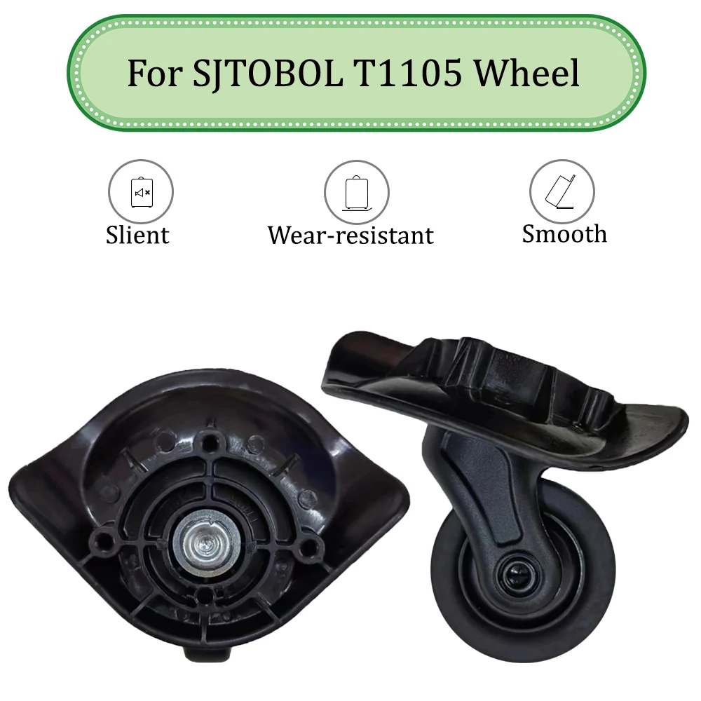 

For SJTOBOL T1105 Universal Wheel Trolley Case Wheel Replacement Luggage Pulley Sliding Casters Slient Wear-resistant Repair