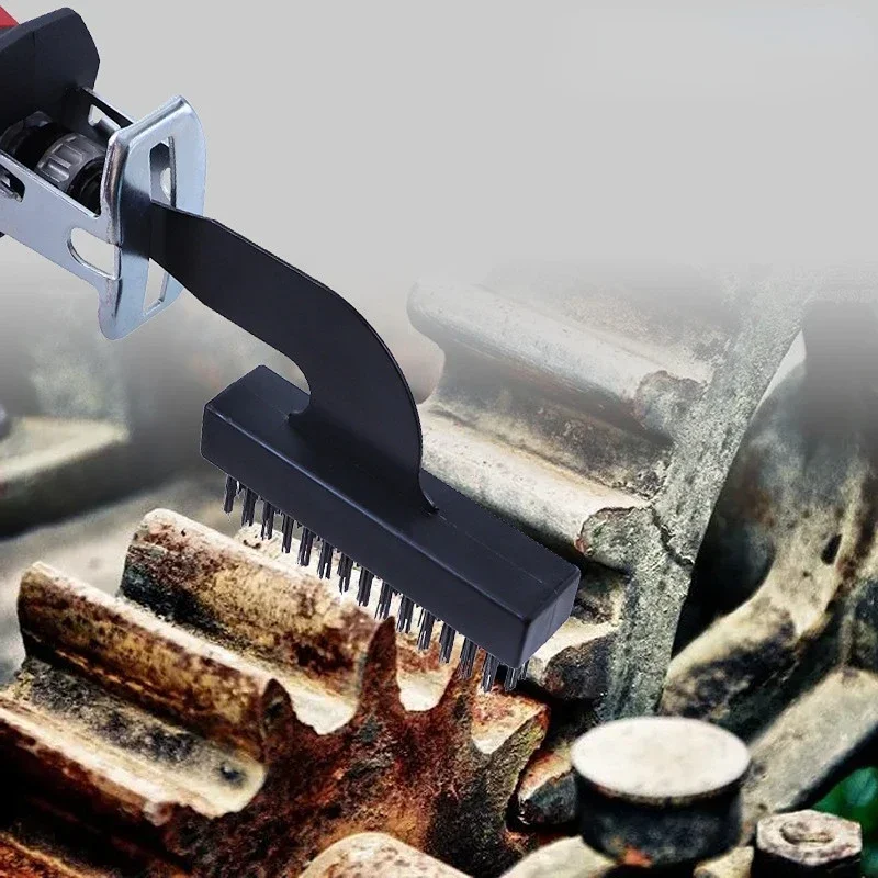 Electric Cleaning Wire Brush Saber Reciprocating Saw Universal Brush Head Cleaning Rust Removal Cleaning Brush Tool Accessories 4