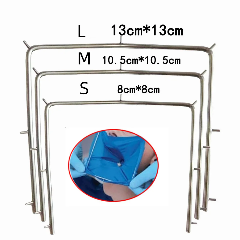 

1pc Dental Rubber Dam Frame Holder Instrument Stainless Steel Autoclavable For Dental Lab Supplies Dentistry Material