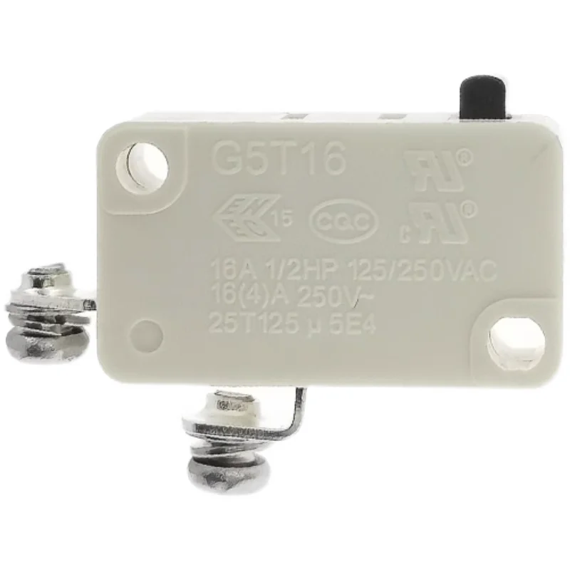 Electric Faucet Accessories Electric faucet micro switch KW3A/G5T16 16A 22A 250V 2 screw foot with teeth normally open accessory