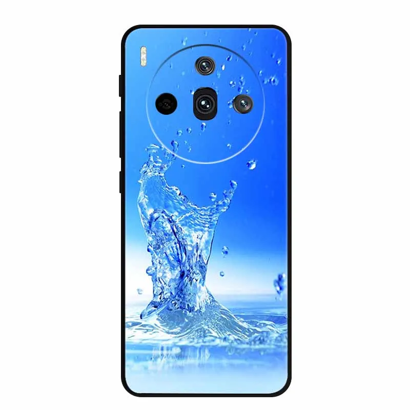 Sleek Black Silicone Fashion Phone Case – 6.78 Soft Back Cover