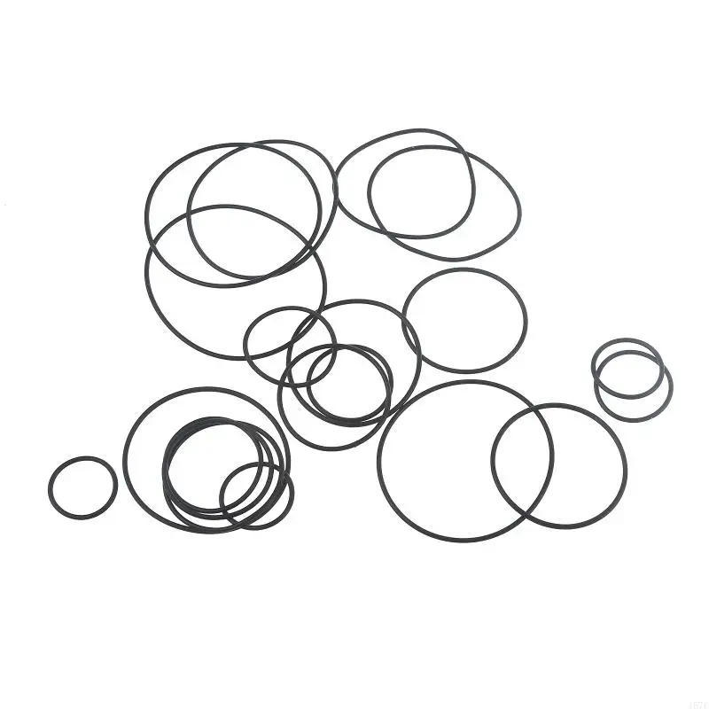 20-Pack Durable 1.5mm Cassette Recorder Turntable Rubber Belts