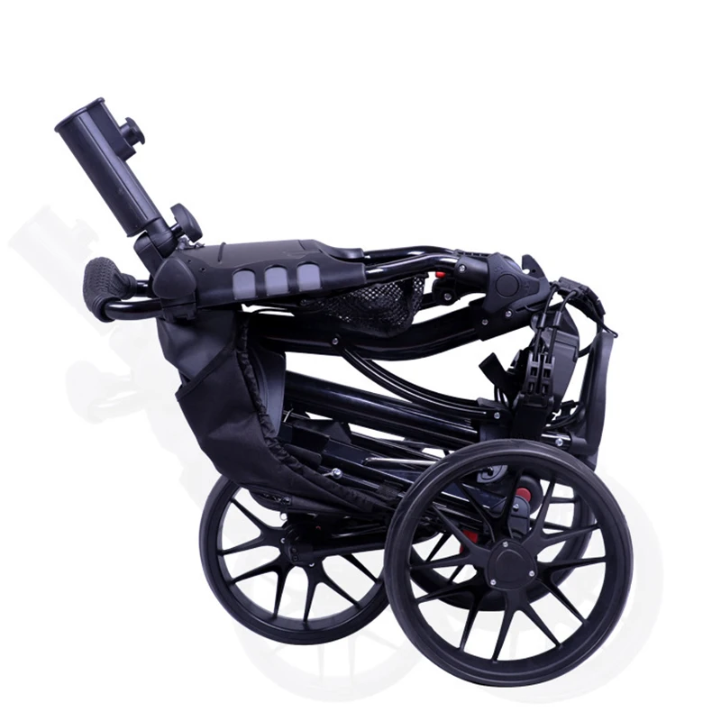 Foldable Design 3 Wheels & 4 Wheels with Umbrella Holder Portable Foldable Golf Trolley