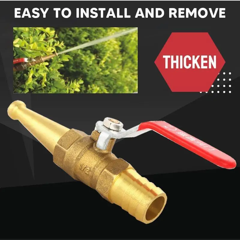 High-pressure Water Copper Gun High-pressure Water Copper Gun Car Hose Sprinkler Switch Watering Garden Fire-fighting Pipe